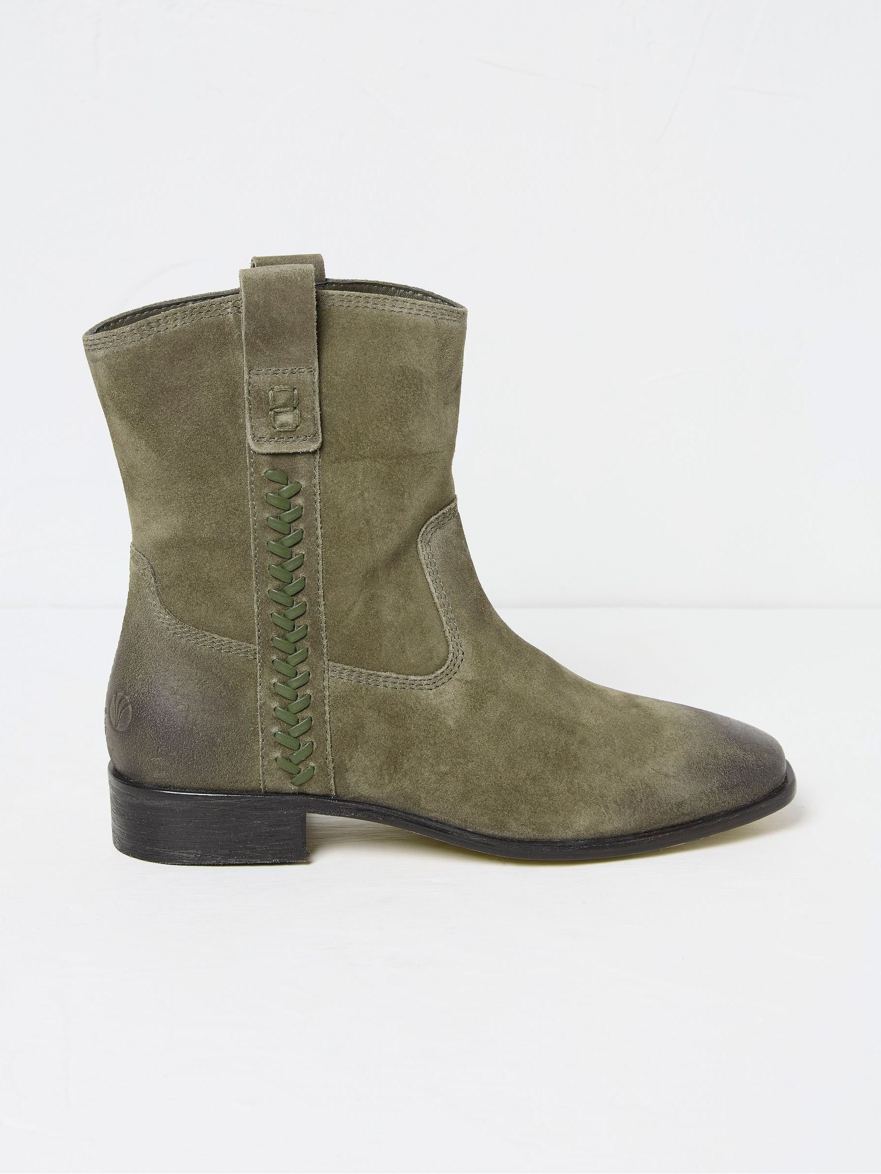 Fat Face Fatface Adelaide Green Western Boots