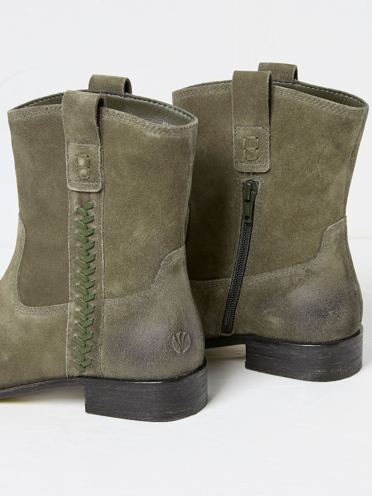 FatFace Adelaide Green Western Boots - Image 3 of 3