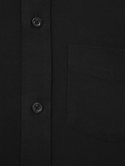 Reiss Black Greenwich Button Down Oxford Shirt - Image 4 of 5