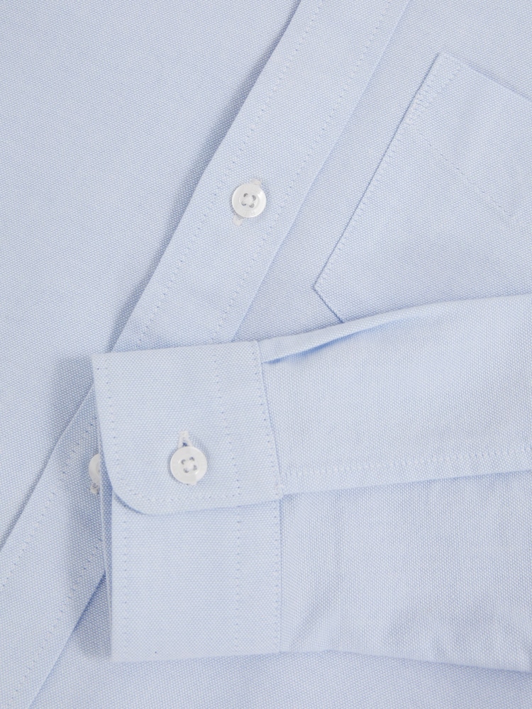 Reiss Soft Blue Greenwich 3-9 yrs Button Down Oxford Shirt - Image 4 of 4