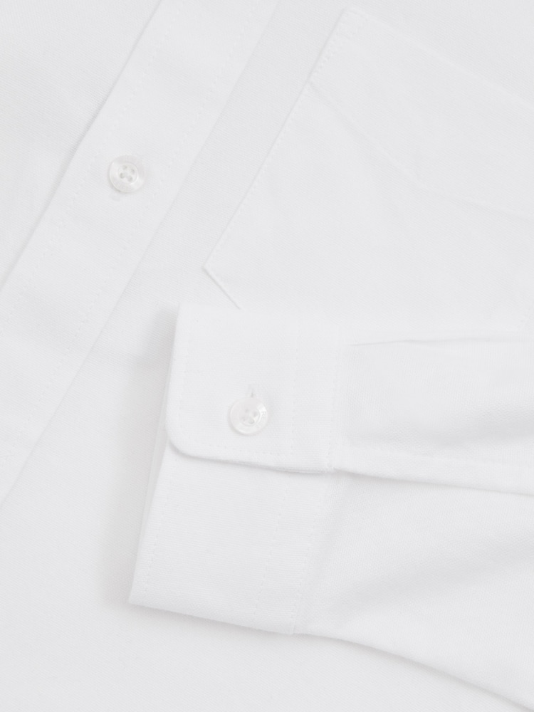 Reiss White Greenwich 9-13 yrs Button Down Oxford Shirt - Image 4 of 4