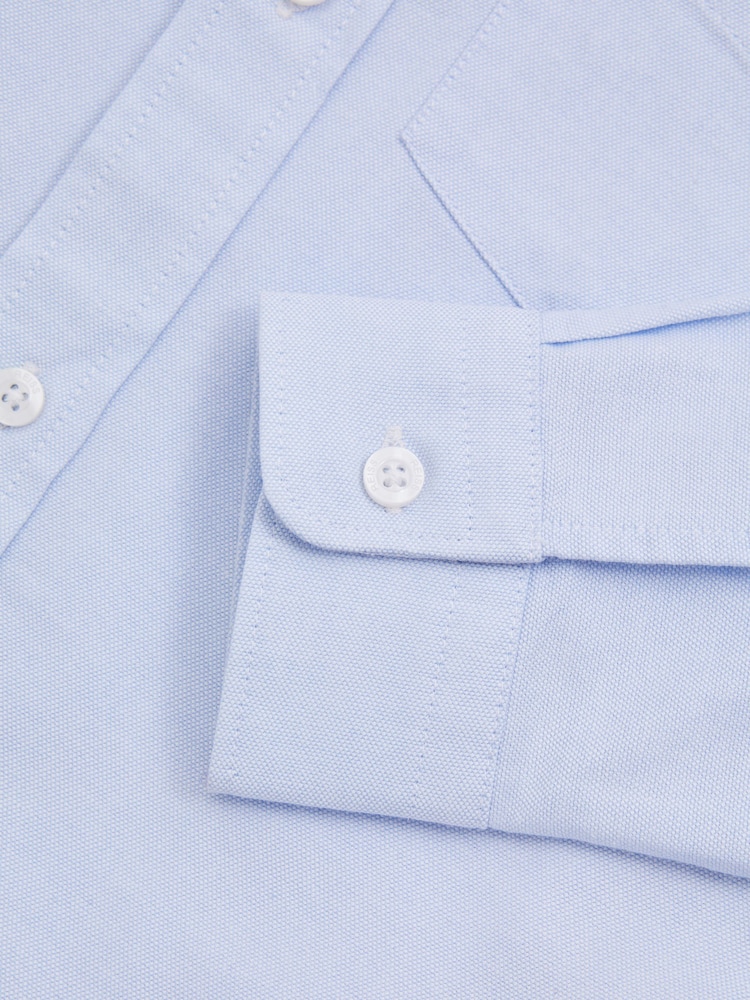 Reiss Soft Blue Greenwich 9-13 yrs Button Down Oxford Shirt - Image 4 of 4