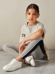 Reiss Ivory Temi 9-13 yrs Leggings and T-Shirt Set - Image 3 of 5