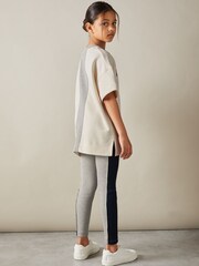 Reiss Ivory Temi 4-9 yrs Leggings and T-Shirt Set - Image 3 of 5
