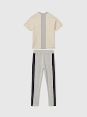 Reiss Ivory Temi 4-9 yrs Leggings and T-Shirt Set - Image 4 of 5