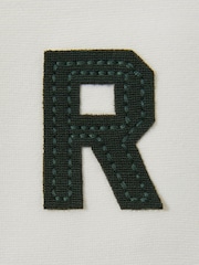Reiss White/Emerald Green Austin 9-13 yrs Interlock Jersey Colourblock Hoodie - Image 4 of 4
