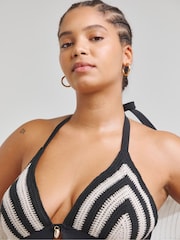 Figleaves Mystical Craft Crochet Black Swimsuit - Image 3 of 3