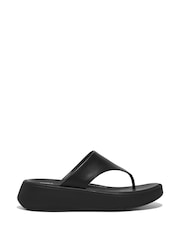 Fitflop F-Mode Leather Flatform Toe Post Sandals - Image 1 of 5