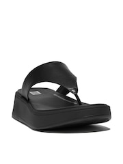 Fitflop F-Mode Leather Flatform Toe Post Sandals - Image 2 of 5