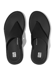 Fitflop F-Mode Leather Flatform Toe Post Sandals - Image 3 of 5