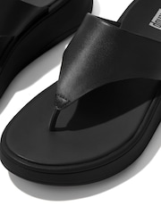 Fitflop F-Mode Leather Flatform Toe Post Sandals - Image 5 of 5