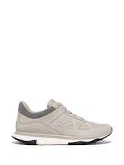 Серый - FitFlop Mens Vitamin Ffx Perf Nubuck Sports Sneakers - Image 2 of 5