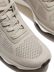 Серый - FitFlop Mens Vitamin Ffx Perf Nubuck Sports Sneakers - Image 5 of 5