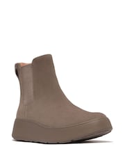 Fitflop F-Mode Suede Flatform Chelsea Boots - Image 3 of 5