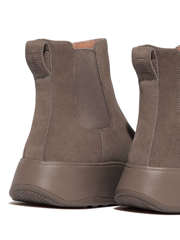 Fitflop F-Mode Suede Flatform Chelsea Boots - Image 5 of 5 Fitflop F-Mode Suede Flatform Chelsea Boots - Image 5 of 5