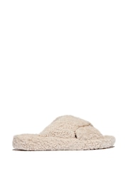 FitFlop IQushion D-Luxe Padded Cross Slides - Image 1 of 5