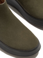 FitFlop F-Mode Suede Flatform Zip Ankle Boots - Image 4 of 5