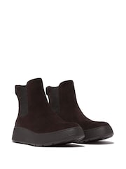 Fitflop F-Mode Suede Flatform Chelsea Boots - Image 3 of 5