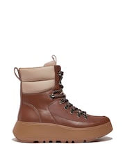 Fitflop Leather F-Mode Flatform Chelsea Boots - Image 2 of 5