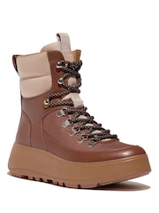 Fitflop Leather F-Mode Flatform Chelsea Boots - Image 3 of 5