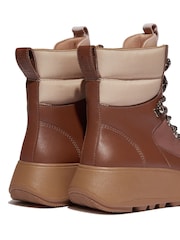Fitflop Leather F-Mode Flatform Chelsea Boots - Image 4 of 5