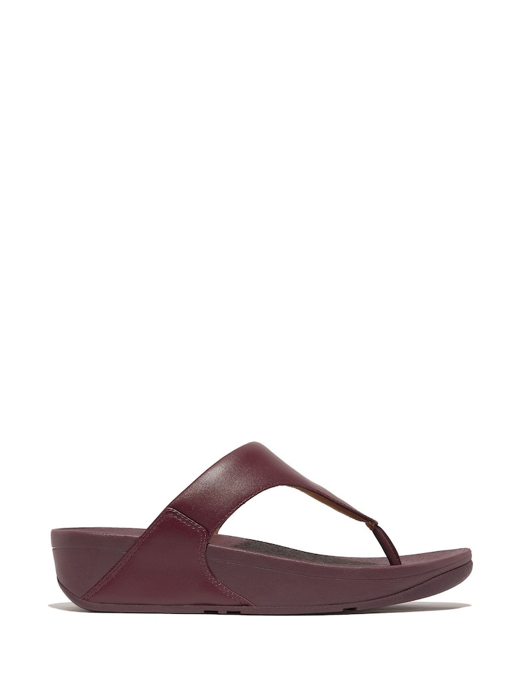 FitFlop Lulu Leather Toe Post Sandals - Image 2 of 5