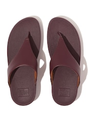 FitFlop Lulu Leather Toe Post Sandals - Image 4 of 5