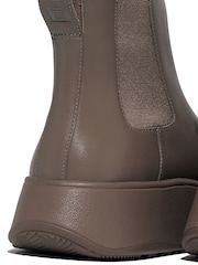 Fitflop Leather F-Mode Flatform Chelsea Boots - Image 5 of 5