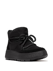 FitFlop F-Mode Water Resistant Biofleece Mesh Flatform Snow Boots - Image 2 of 4