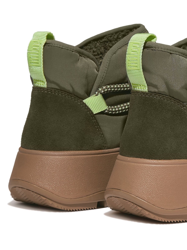 FitFlop F-Mode Water Resistant Biofleece Mesh Flatform Snow Boots - Image 4 of 4