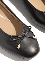 FitFlop Delicato Bow Soft Leather Ballet Flats - Image 5 of 5
