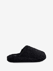 Fitflop IQushion D-Luxe Padded Teddy Mule Slippers - Image 1 of 5
