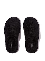 Fitflop IQushion D-Luxe Padded Teddy Mule Slippers - Image 4 of 5