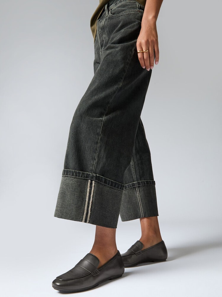 FitFlop Delicato Soft Leather Black Loafers - Image 1 of 5
