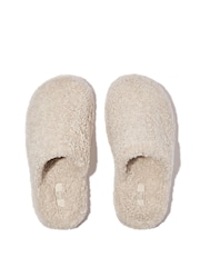 Fitflop IQushion D-Luxe Padded Teddy Mule Slippers - Image 4 of 5