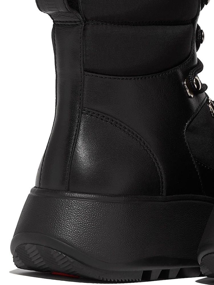 Fitflop Leather F-Mode Flatform Chelsea Boots - Image 4 of 4