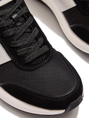 Fitflop F-Mode Flow Fabric Suede Leather Trainers - Image 5 of 5