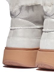 FitFlop Silver Gen-Ff Ultra-Mini Metallic D/Faced Shearling Boots - Image 4 of 5