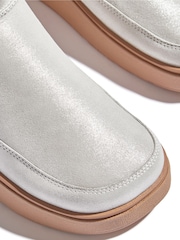 FitFlop Silver Gen-Ff Ultra-Mini Metallic D/Faced Shearling Boots - Image 5 of 5