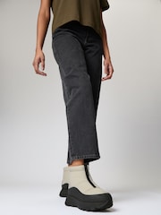 Fitflop Neo-D-Hyker Waterproof Zip Front Padded Black Boots - Image 1 of 5