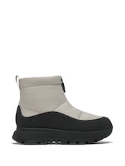 Fitflop Neo-D-Hyker Waterproof Zip Front Padded Black Boots - Image 2 of 5