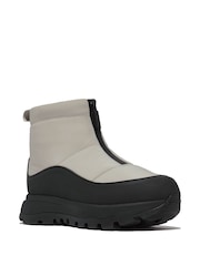 Fitflop Neo-D-Hyker Waterproof Zip Front Padded Black Boots - Image 3 of 5