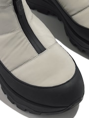 Fitflop Neo-D-Hyker Waterproof Zip Front Padded Black Boots - Image 4 of 5