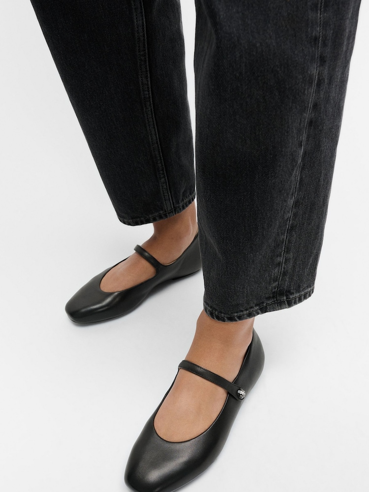 FitFlop Mary Jane Delicato Soft Leather Mary Jane Shoes - Imagen 1 de 5