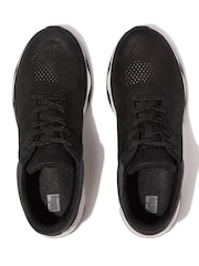 Черный - FitFlop Mens Vitamin Ffx Perf Nubuck Sports Sneakers - Image 4 of 5