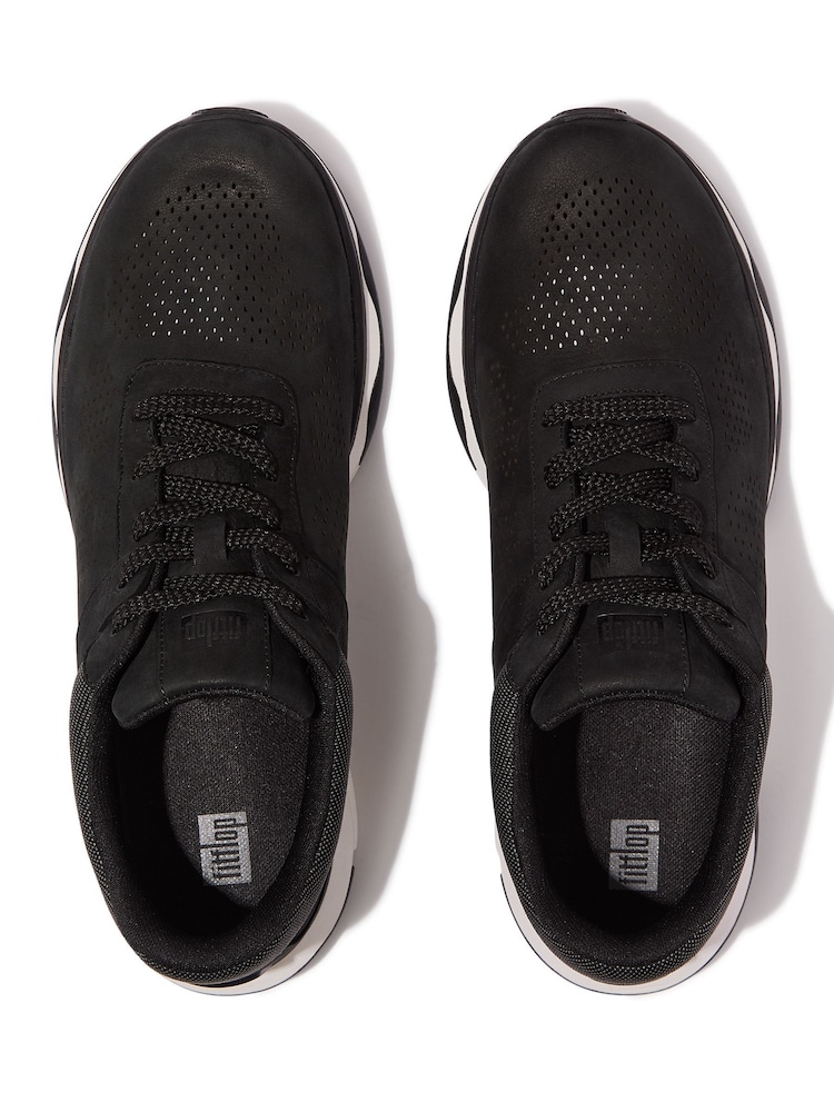FitFlop Mens Vitamin Ffx Perf Nubuck Sports Sneakers - Image 4 of 5