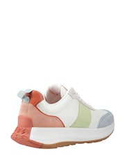 Fitflop F-Mode Flow Fabric Suede Leather Trainers - Image 3 of 6