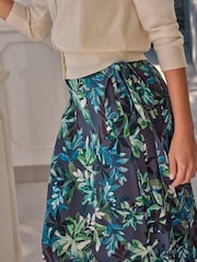 Pure Collection Blue Panelled Skirt - Image 3 of 4