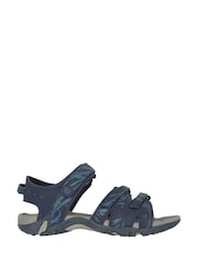 Sininen - Mountain Warehouse Womens Leveä lesti Santorini Summer Sandaalit - Kuva 1 / 8