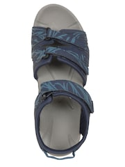 Sininen - Mountain Warehouse Womens Leveä lesti Santorini Summer Sandaalit - Kuva 4 / 8